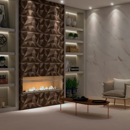 Revestimento Savane 38X74 Louvre Brun Retificado