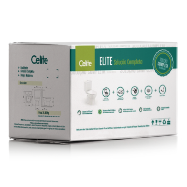 Kit Celite Completo Bacia Com Caixa Acoplada Fit - Br