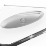 Saboneteira Di Cristal Canto Incolor