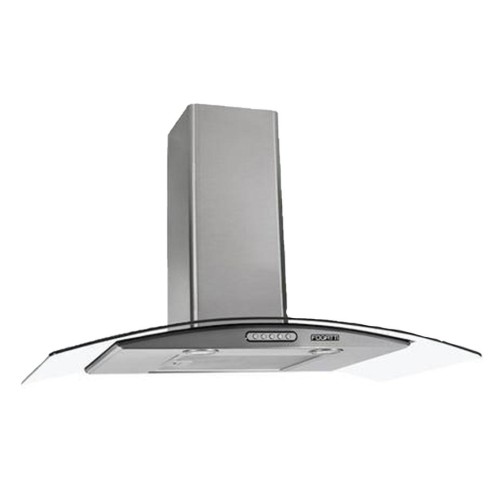 COIFA FOGATTI VIDRO CURVO INOX DUTO SLIM 90 CM 220V