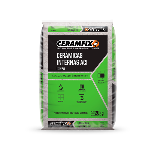 Argamassa Ceramfix AC I cinza 20 kg